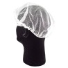 White nylon tight mesh hair net  , pq/100