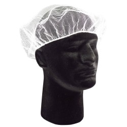 White nylon tight mesh hair net  , pq/100