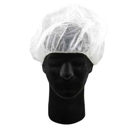 Disposable caps white 24 in.(100)