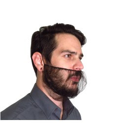 Filet à barbe, (brun) PQ/100