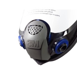 Masque complet de protection respiratoire Ultimate FX de 3M. Homologué NIOSH. Cartouche et filtre non-inclus Large.