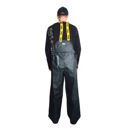 Green PVC-lined Viking Journeyman® waterproof PVC-lined polyester rain pants for extreme conditions (S to 3XL)