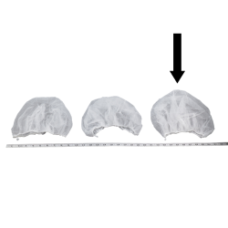 Disposable caps white 24 in.(100)