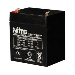 Emergency light unit battery 12 volts 5 amperes