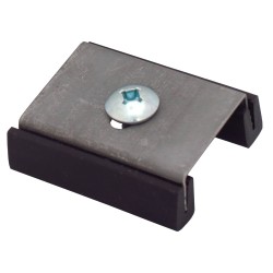 Ensemble de 8 attaches pour les panneaux en acrylique des cabinets encastrés pour extincteurs ou boyaux d'incendie.