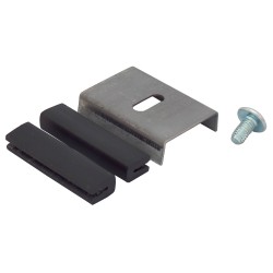 Ensemble de 8 attaches pour les panneaux en acrylique des cabinets encastrés pour extincteurs ou boyaux d'incendie.