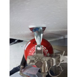 Wall hanger brackets for Flag brand 5 lb CO2 portable fire extinguishers