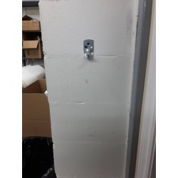 Wall hanger brackets for Flag brand 5 lb CO2 portable fire extinguishers