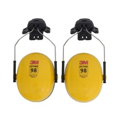 Earmuff PELTOR (3M) cap attached, average attenuation 23 dB, Optime 98.