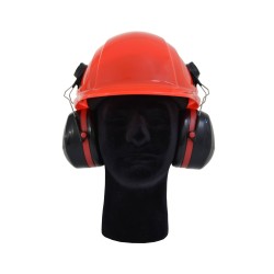 Earmuff PELTOR cap attached, 27 dB, Optime 105, made by 3M.