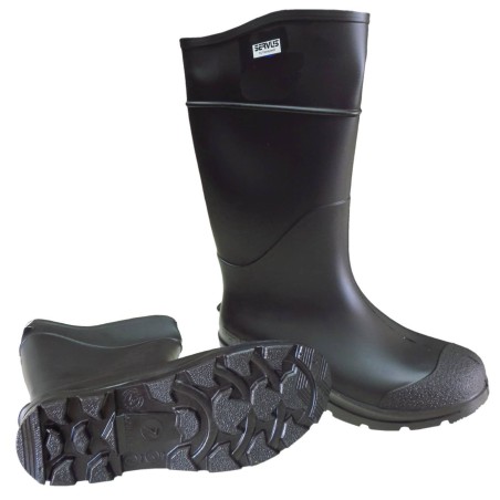 Waterproof boots made of black PVC, the upper of the boot is 16 "(41 cm). Not approved CSA.