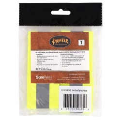 Hi-Viz elastic Polyester Arm Bands, Hook-and-Loop Closure, one Size, 5 X 30.5 Cm, sold by pair.