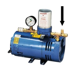 Inlet filter: 40 microns made of bronze and steel for Allegro low pressure ambient pump, model RA9806, sold by unit. 