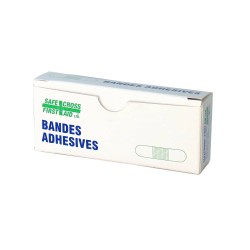 Round plastic latex-free bandages, beige, 2.2 cm (7/8 po), 50/box.