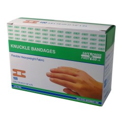 Elastic bandages for knuckles, 3.75 x 7.5 cm (1.5 x 3 in), 100/box.