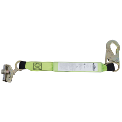 E6 automatic rope grab with panic lock, 2ft. lanyard for 200 to 386 lb workers