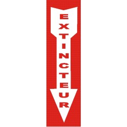 Affiche d’urgence et d’incendie «Extincteur» en divers formats, matériaux, langues & éléments optionnels