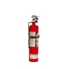 Portable fire extinguisher with powder, 2.5 lbs type ABC, ULC 1A-10BC, with vehicle hook.