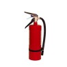 Portable fire extinguisher with powder, 5 lbs, type ABC, ULC 3A-10BC, with wall hook.