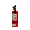 Portable fire extinguisher with powder, 5 lbs, type ABC, ULC 3A-10BC, with wall hook.