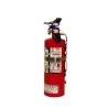 Portable fire extinguisher with powder, 5 lbs, type ABC, ULC 3A-40BC, with vehicle hook.