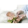 Polyethylene gloves, bag of 100  units.