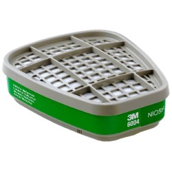 3M NIOSH approved organic vapors & acid gases cartridge for half & full facepiece respirators series 6000, 7500 & FF-400.