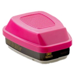 : 3M formaldehyde & organic vapors cartridge/P100 filter for 3M half & full facepiece respirators series 6000, 7500 & FF-400.