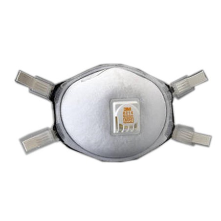Masque de protection respiratoire ignifuge avec soupape Cool FlowTM de 3M, N95. Résistant aux particules huileuses.