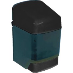 Soap dispenser 40 oz. Easy fo fix with adhesive tape or you can stick them to the wall using small screws. 