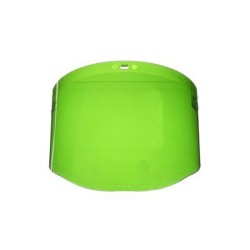 Visière pour soudeur en polycarbonate vert (IR 3.0) pour protection faciale sur mesure. Compatible avec porte-visières de 3M.