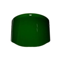 Visière pour soudeur en polycarbonate vert (IR 5.0) pour protection faciale sur mesure. Compatible avec porte-visières de 3M.