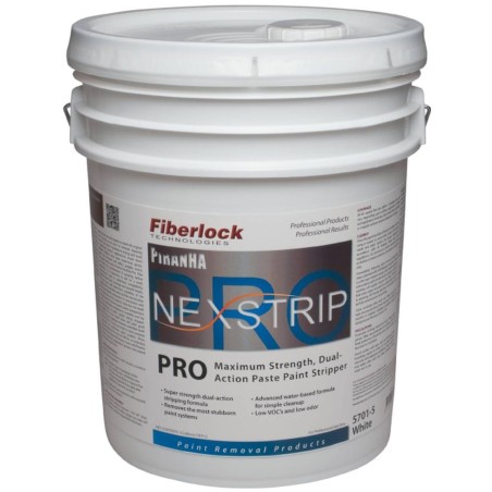 Décapant en pâte Piranha NexStrip Pro, 5 gallons (19 litres), pouvant être utilisé pour la peinture au plomb.