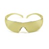 Lunette de sécurité SecureFit pour protection oculaire de 3M. Lentille ambrée antibuée pour protection de l'éclairage bleuté