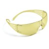 Lunette de sécurité SecureFit pour protection oculaire de 3M. Lentille ambrée antibuée pour protection de l'éclairage bleuté