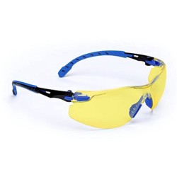 Lunettes Solus de 3M monture noir/bleu, lentille ambre