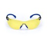Lunettes Solus de 3M monture noir/bleu, lentille ambre