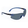 Lunettes Solus de 3M monture noir/bleu, lentille grise