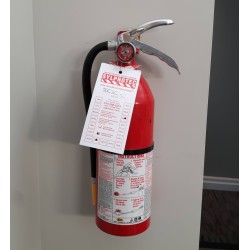 Wall hanger for Amerex chemical powder extinguishers, 5 to 6 lbs