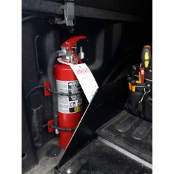 Amerex 864 heavy-duty vehicle rubber strap bracket for 5 lb portable fire extinguishers, Ø 7-8 inches