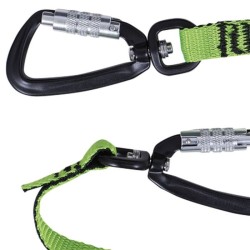 Sangle de fixation d'outils Peakworks pour harnais avec mousquetons autoverrouillant