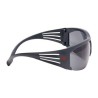3M SF602FGAF SecureFit protective eyewear with anti-fog treated grey polycarbonate lens.