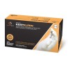 Latex glove powder free 9.5 in, 5 mil. bt/100 un. large