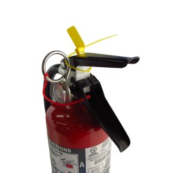 Coloured plastic tamper seals for fire extinguishers, package of 500