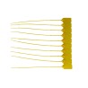 Coloured plastic tamper seals for fire extinguishers, package of 500