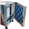 HEPA-AIRE deluxe portable air scrubber with airflow of 1300 or 2000 cfm. Ideal for asbestos abatement & decontamination workzone