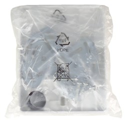 Unité d’éclairage d’urgence combo avec pictogramme vert «personne qui court» et 2 phares DEL, boîtier en métal, batterie incluse