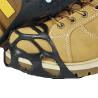 Snow and ice traction aids, for all types of flat shoes and winter boots.