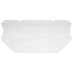 Visière en polycarbonate transparent pour une protection faciale sur mesure. Compatible avec tous les porte-visières de 3M.