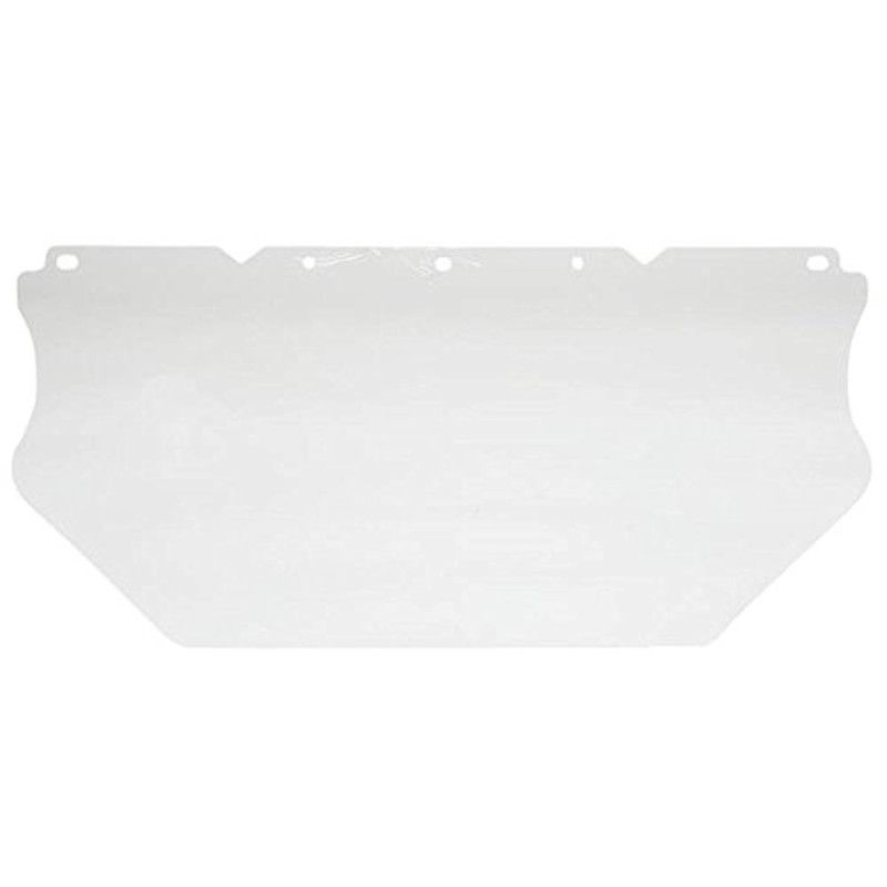 Visière en polycarbonate transparent pour une protection faciale sur mesure. Compatible avec tous les porte-visières de 3M.
